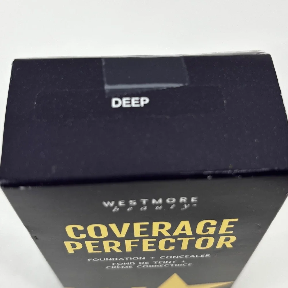 Westmore Beauty Coverage Perfector Foundation Concealer Deep 1oz New Box